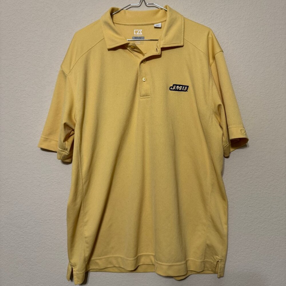 JMU, James Madison University, Cutter and Buck polo, Large